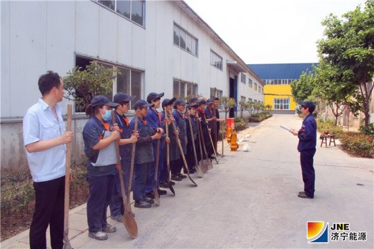 落陵盛源公司组织开展防汛应急演练