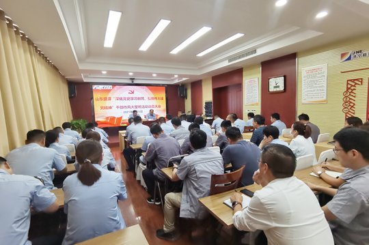 盛源公司召开干部作风大整顿活动动员会